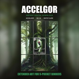 Accelgor #94 — White Flare (Binder Insert)