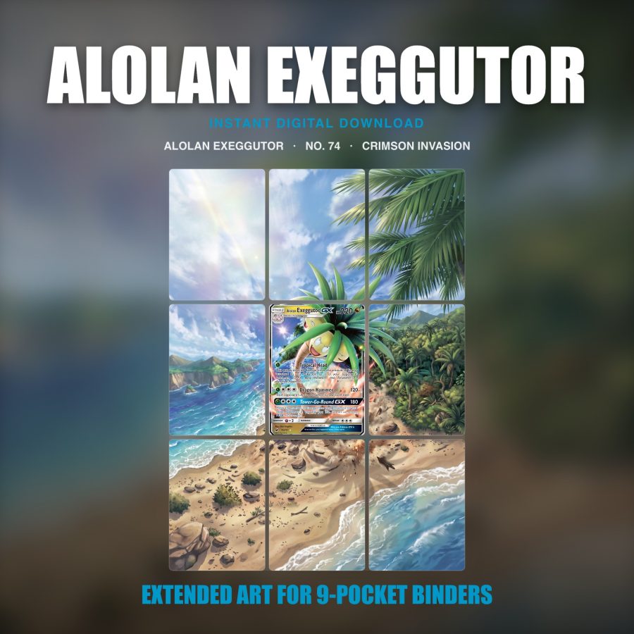 Alolan Exeggutor #74 — Crimson Invasion (Binder Insert)