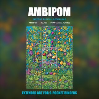 Ambipom #107 — Phantasmal Flames (Binder Insert)
