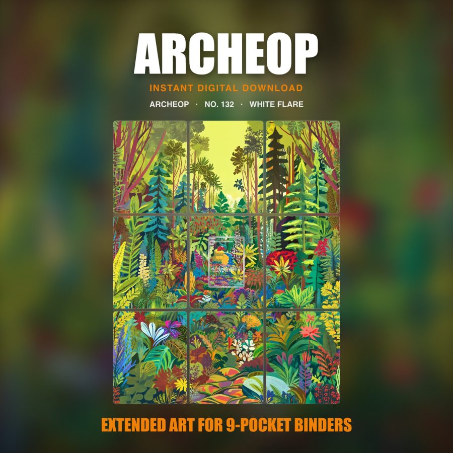 Archeop #132 — White Flare (Binder Insert)