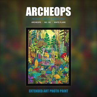 Archeops #132 — White Flare (Print Art)