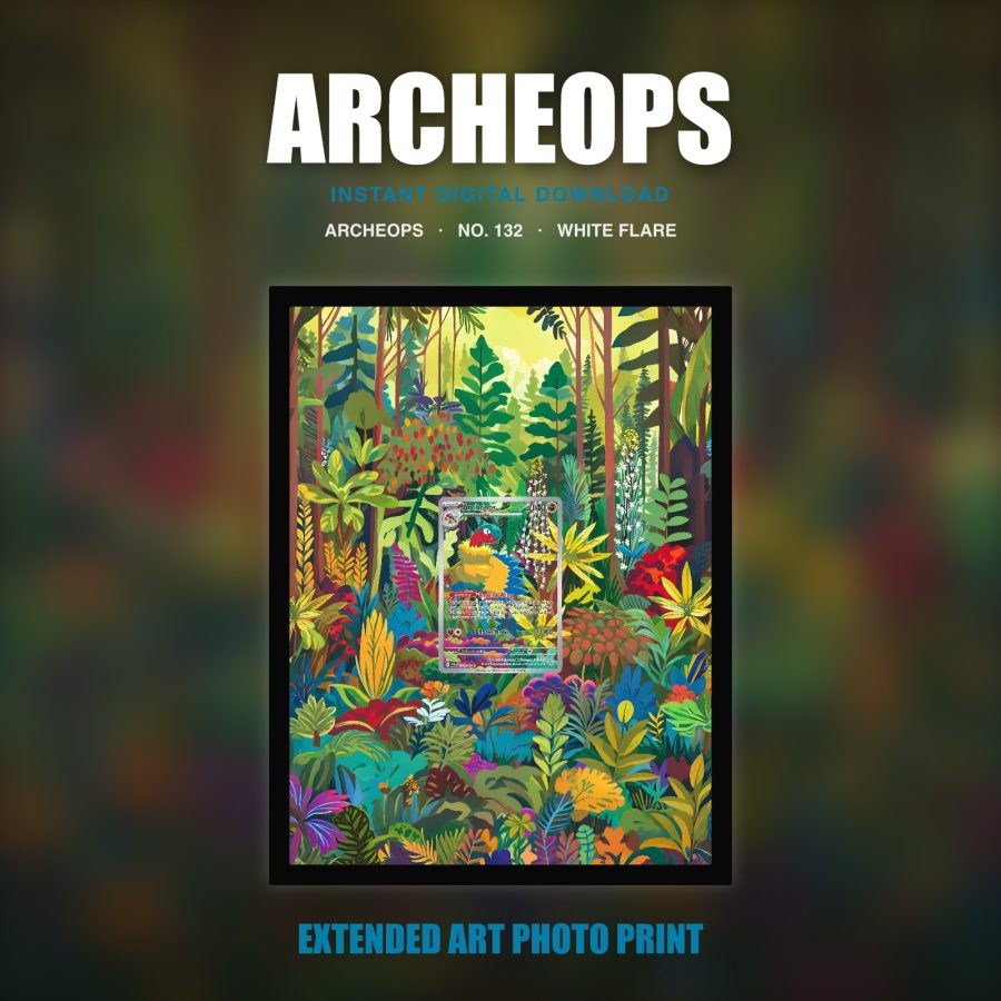 Archeops #132 — White Flare (Print Art)