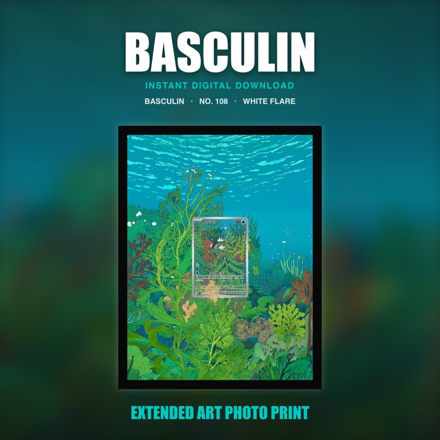 Basculin #108 — White Flare (Print Art)