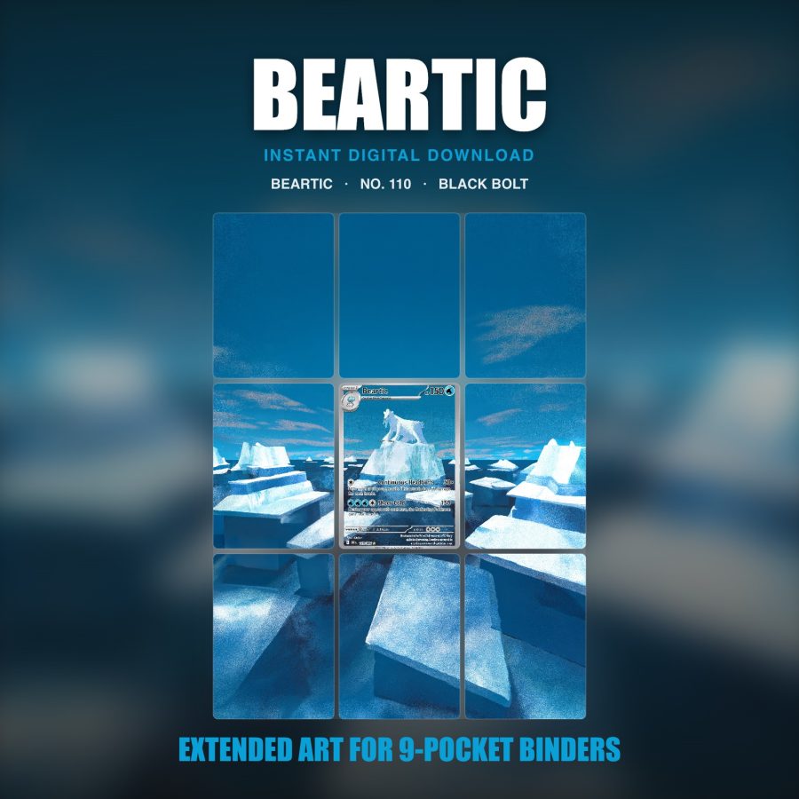Beartic #110 — Black Bolt (Binder Insert)