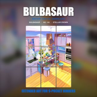 Bulbasaur #143 — Stellar Crown (Binder Insert)