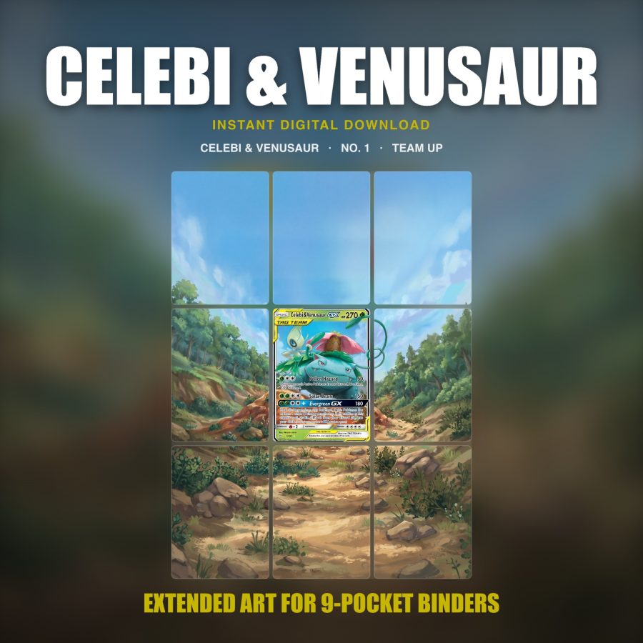 Celebi Venusaur #1 — Team Up (Binder Insert)