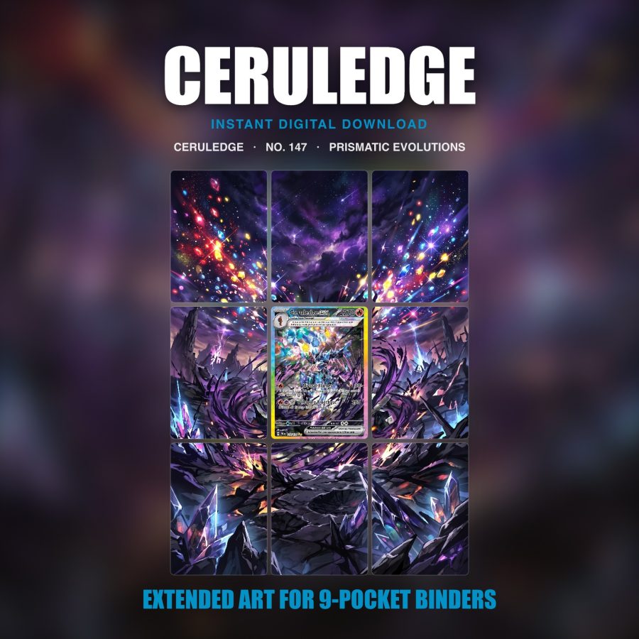 Ceruledge #147 — Prismatic Evolutions (Binder Insert)