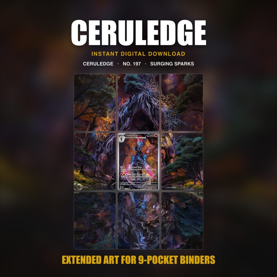 Ceruledge #197 — Surging Sparks (Binder Insert)