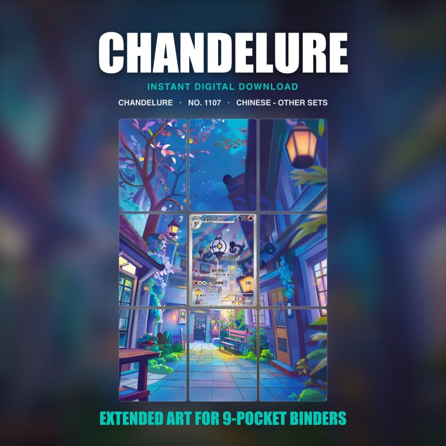 Chandelure #1107 — Gem Pack Vol. 3 (Binder Insert)