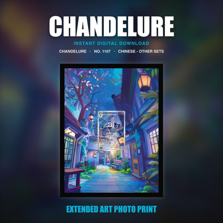 Chandelure #1107 — Gem Pack Vol. 3 (Print Art)