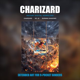 Charizard #20 — Burning Shadows (Binder Insert)