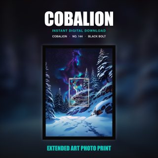 Cobalion #144 — Black Bolt (Print Art)
