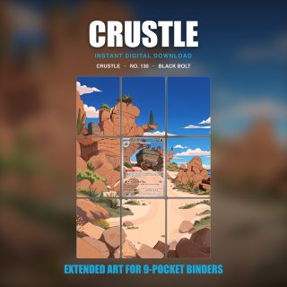 Crustle #130 — Black Bolt (Binder Insert)