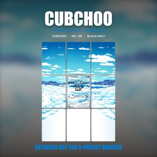 Cubchoo #109 — Black Bolt (Binder Insert)