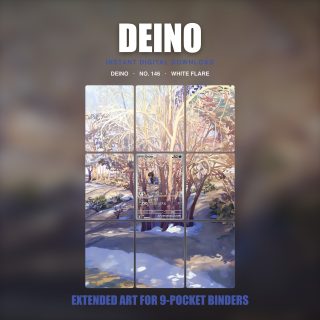 Deino #146 — White Flare (Binder Insert)