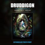 Druddigon #151 — White Flare (Print Art) — photo 1