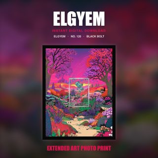 Elgyem #120 — Black Bolt (Print Art)