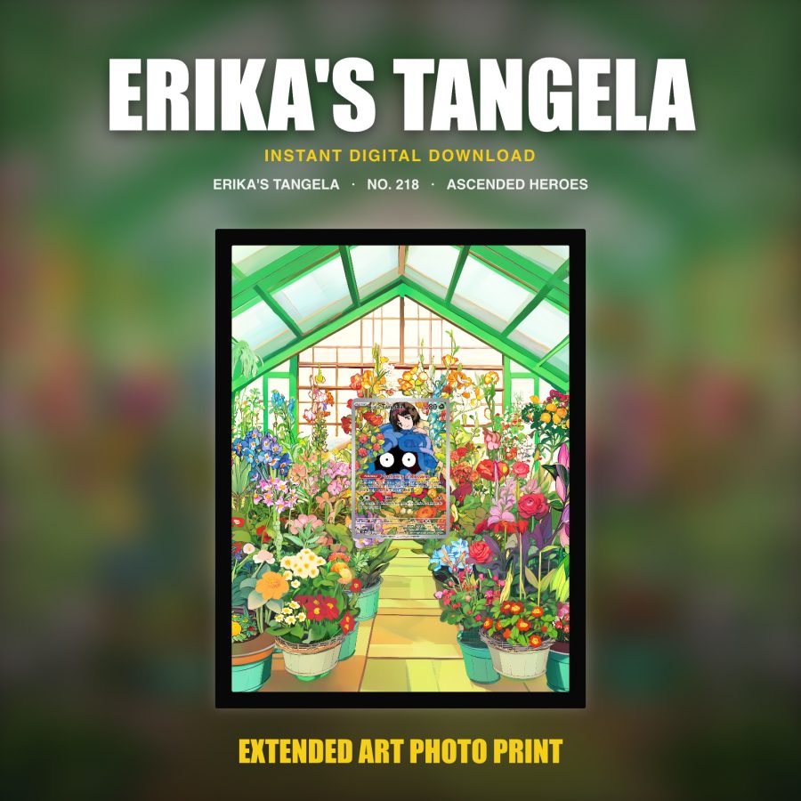 Erika's Tangela #218 — Ascended Heroes (Print Art)