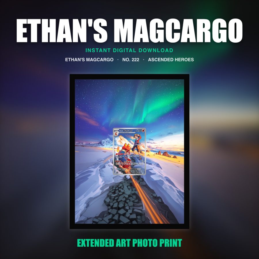 Ethan's Magcargo #222 — Ascended Heroes (Print Art)