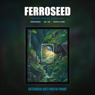 Ferroseed #148 — White Flare (Print Art)