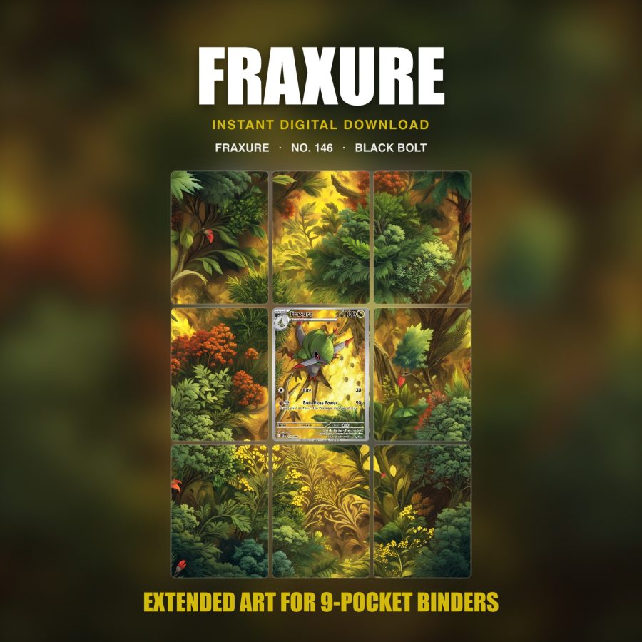 Fraxure #146 — Black Bolt (Binder Insert)