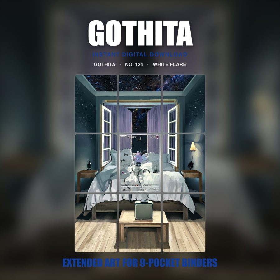 Gothita #124 — White Flare (Binder Insert)