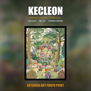 Kecleon #213 — Surging Sparks (Print Art)