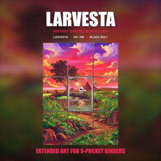 Larvesta #99 — Black Bolt (Binder Insert)