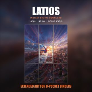 Latios #203 — Surging Sparks (Binder Insert)