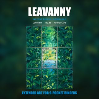 Leavanny #89 — White Flare (Binder Insert)