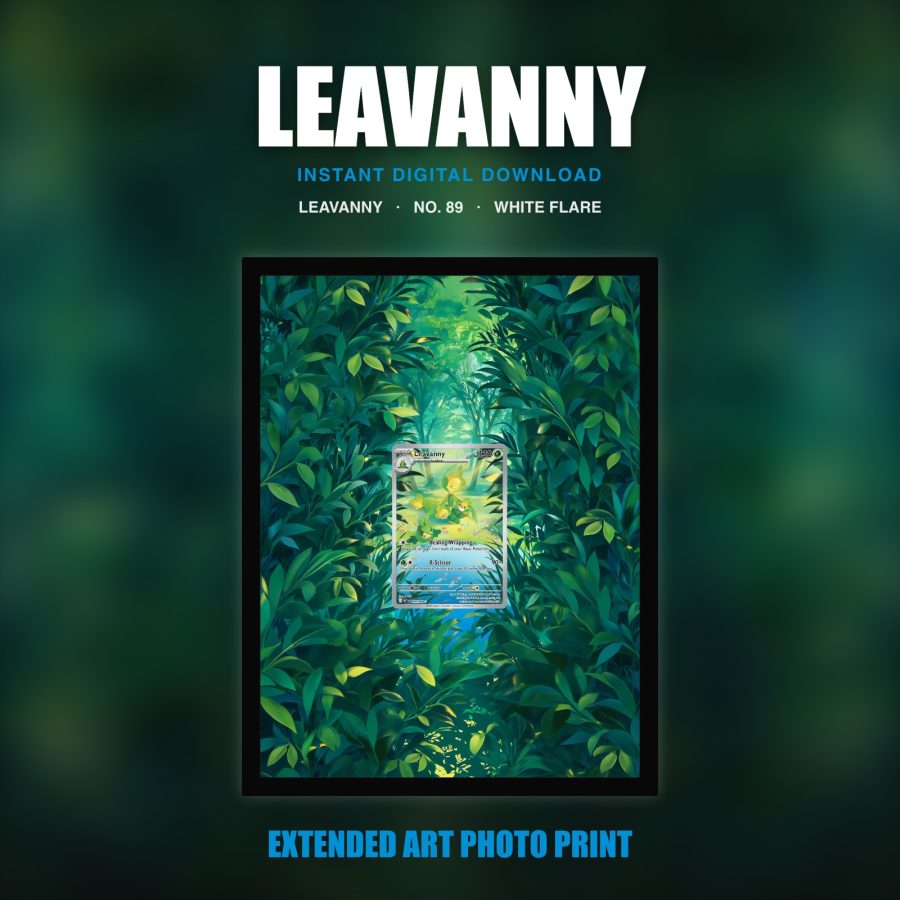 Leavanny #89 — White Flare (Print Art)