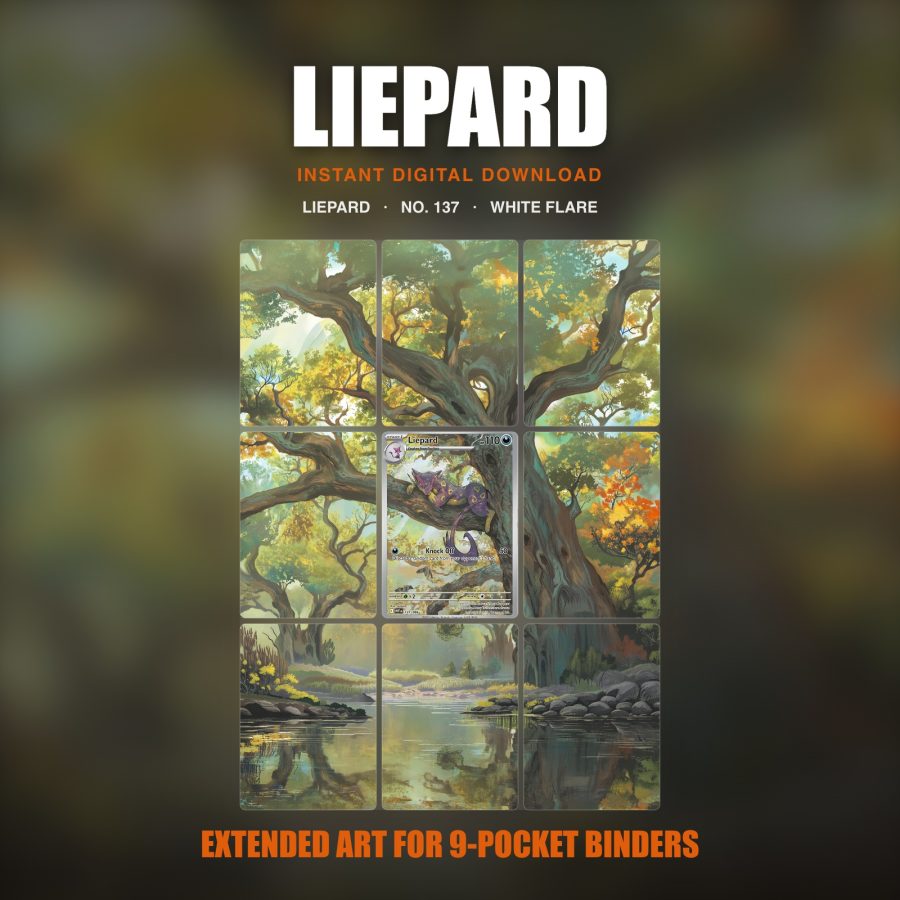 Liepard #137 — White Flare (Binder Insert)