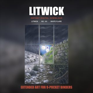 Litwick #101 — White Flare (Binder Insert)