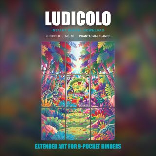 Ludicolo #95 — Phantasmal Flames (Binder Insert)