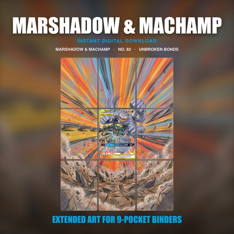 Marshadow Machamp #82 — Unbroken Bonds (Binder Insert)