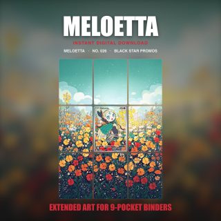 Meloetta #26 — Black Star Promos (Binder Insert)