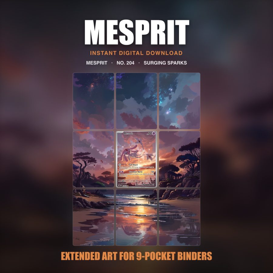 Mesprit #204 — Surging Sparks (Binder Insert)