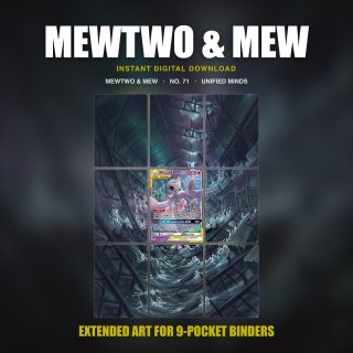 Mewtwo Mew #71 — Unified Minds (Binder Insert)