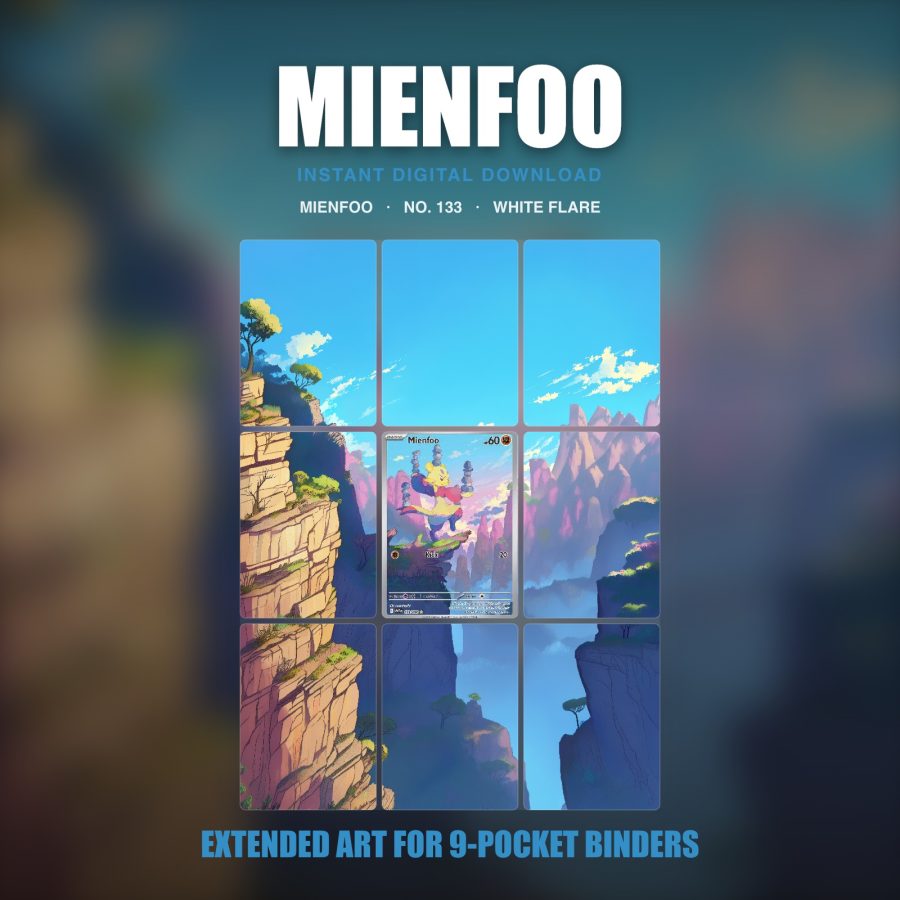 Mienfoo #133 — White Flare (Binder Insert)