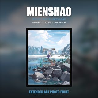 Mienshao #134 — White Flare (Print Art)
