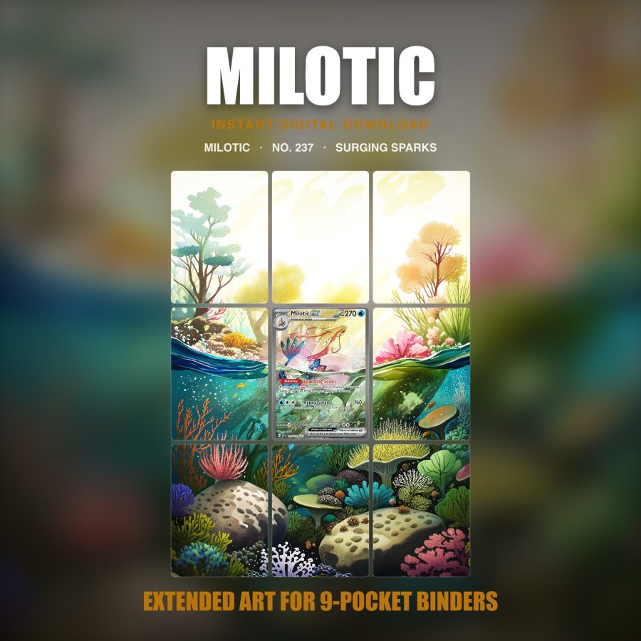 Milotic #237 — Surging Sparks (Binder Insert)