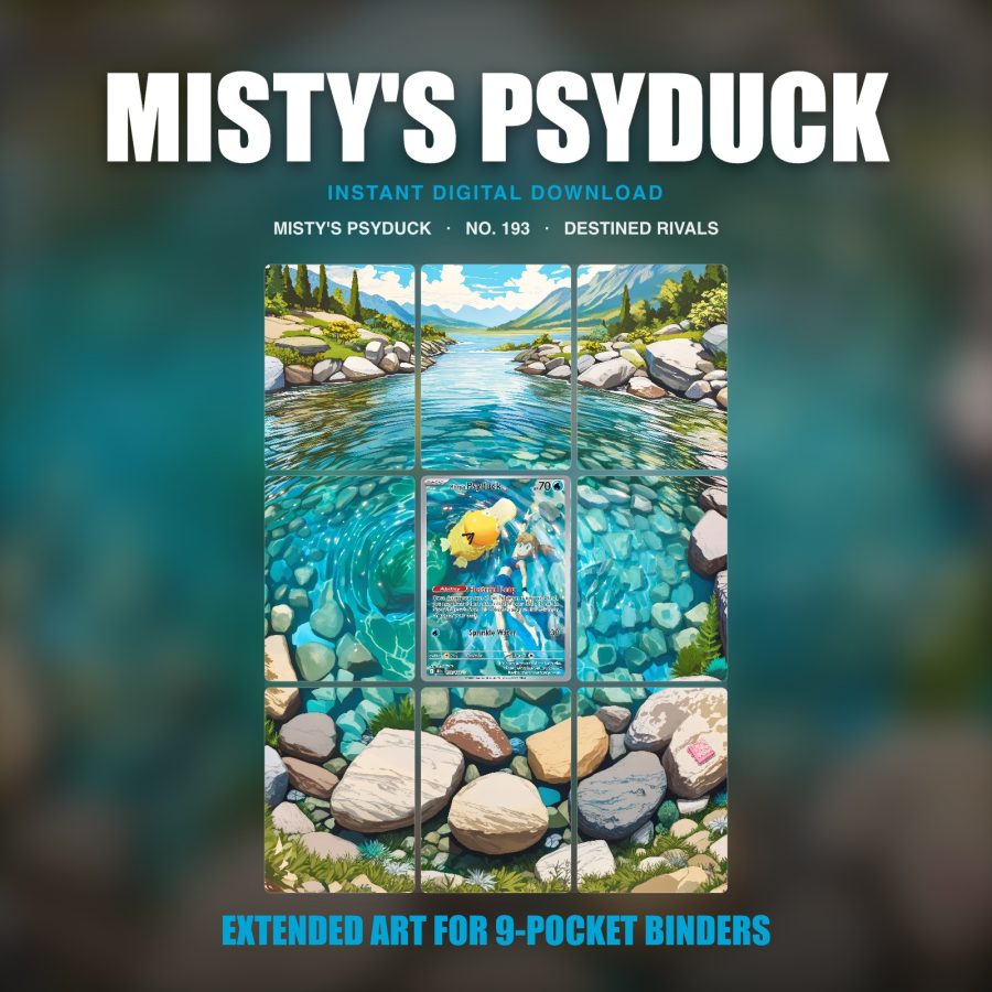 Misty's Psyduck #193 — Destined Rivals (Binder Insert)