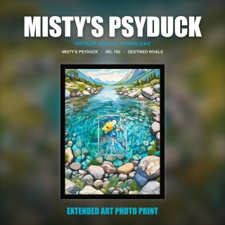 Misty's Psyduck #193 — Destined Rivals (Print Art)