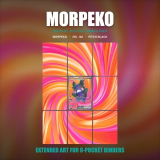 Morpeko #102 — Pitch Black (Binder Insert)
