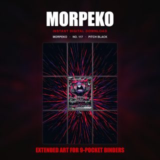 Morpeko #117 — Pitch Black (Binder Insert)