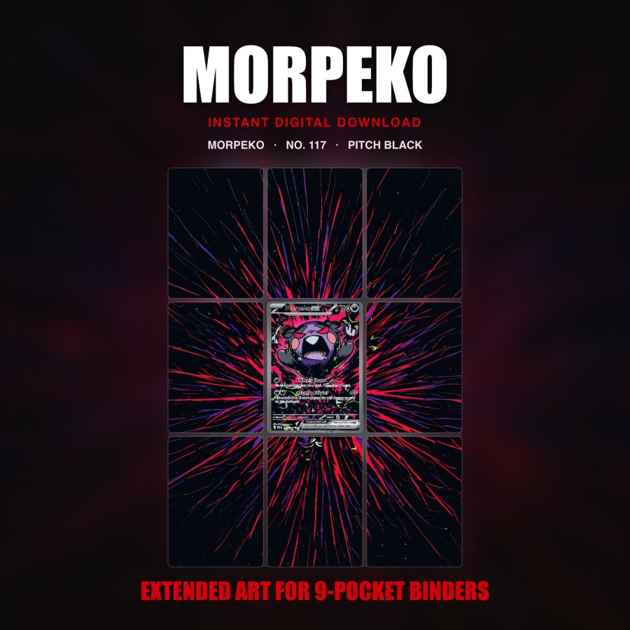 Morpeko #117 — Pitch Black (Binder Insert)