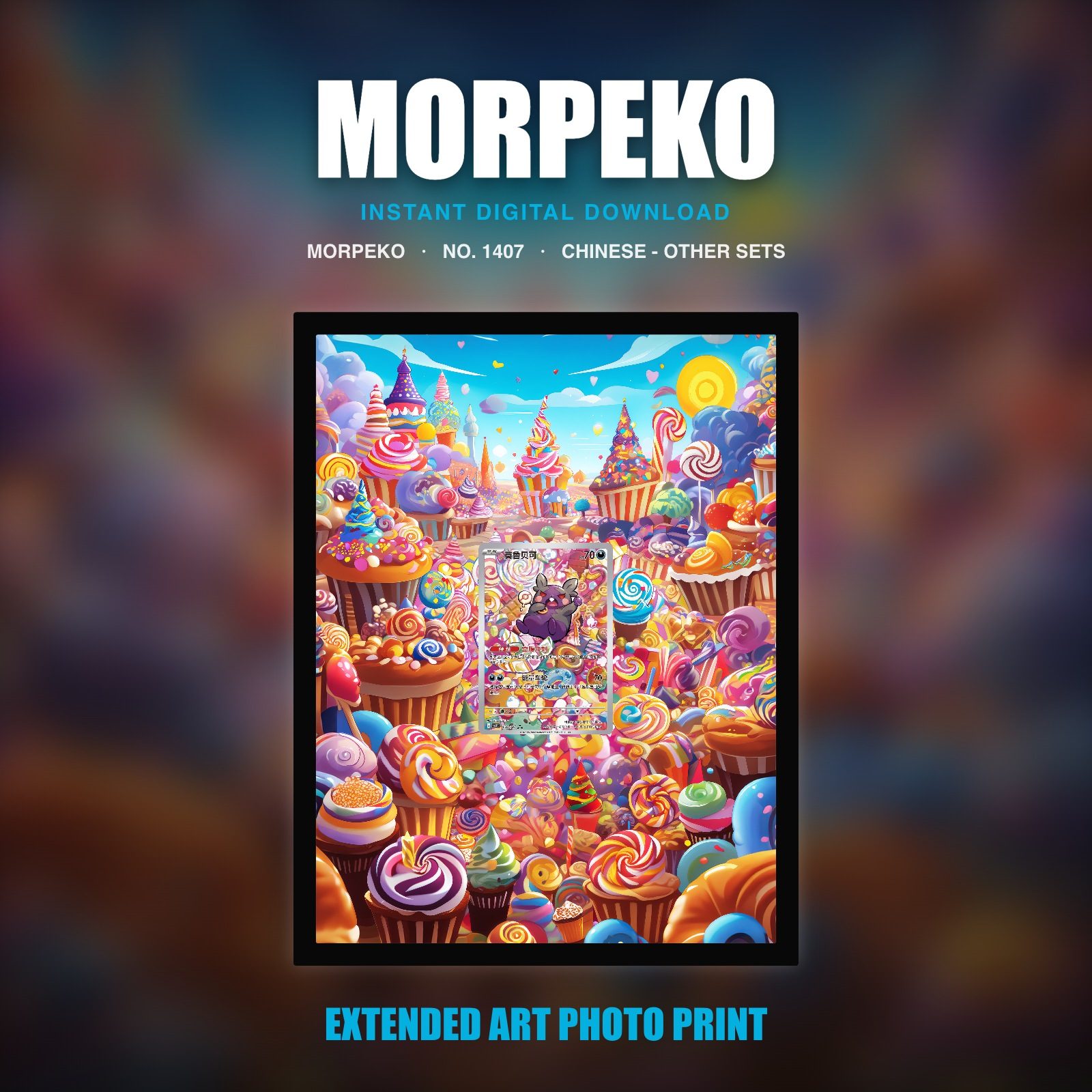 Morpeko #1407 — Chinese Other Sets (Print Art)