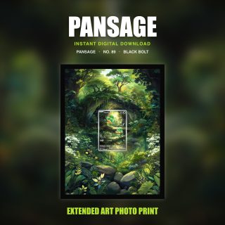 Pansage #89 — Black Bolt (Print Art)