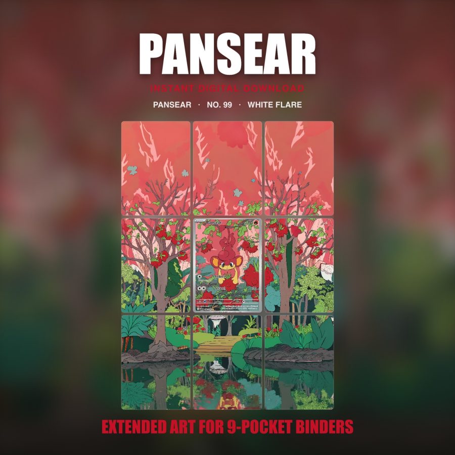 Pansear #99 — White Flare (Binder Insert)