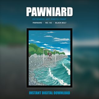 Pawniard #142 — Black Bolt (Print Art)